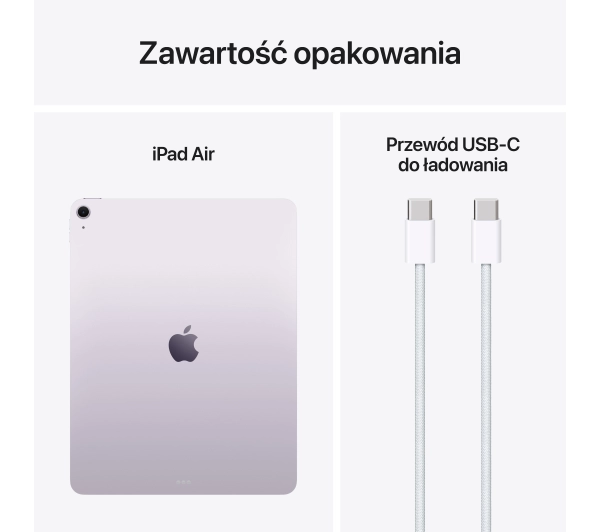 Apple iPad Air 13" M3 7 gen 2025 128GB Wi-Fi Fioletowy - Kup na Raty - RRSO 0%