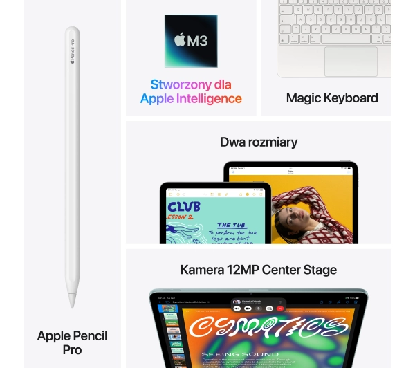 Apple iPad Air 13" M3 7 gen 2025 128GB Wi-Fi Fioletowy - Kup na Raty - RRSO 0%