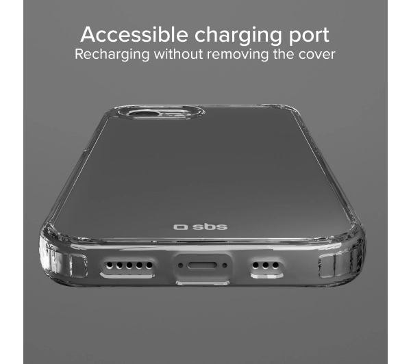 SBS D3O do iPhone 16e Przezroczysty