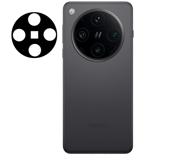 Bizon na aparat Lens do Oppo Find X8 Pro 2sztuki