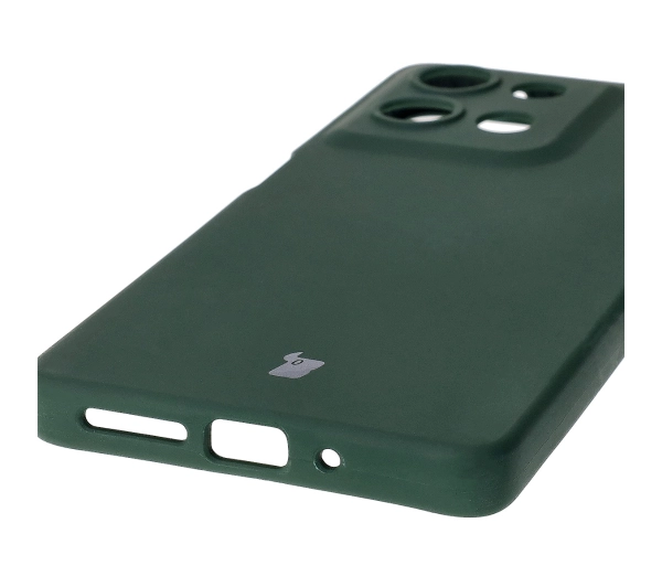 Bizon Silikonowe Soft do Motorola Moto G75 5G Ciemnozielony