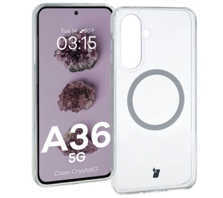 Bizon CrystalO z MagSafe do Galaxy A36 5G Przezroczyste