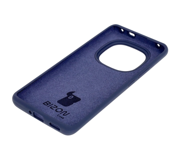 Bizon Silikonowe Soft do Xiaomi Redmi Note 14 Pro Plus 5G Ciemno-niebieski