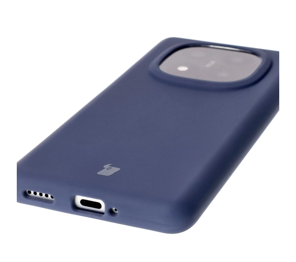 Bizon Silikonowe Soft do Xiaomi Redmi Note 14 Pro Plus 5G Ciemno-niebieski