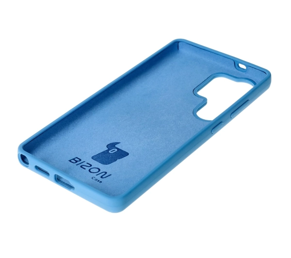 Bizon Silikonowe Soft do Galaxy S25 Ultra Niebieski
