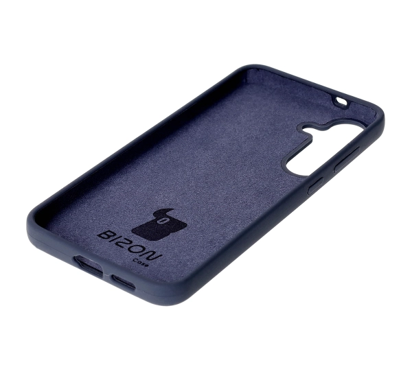 Bizon Silikonowe Soft do Galaxy S25 Plus Ciemno-niebieski