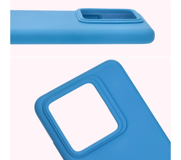 Bizon Silikonowe Soft do Realme GT 7 Pro Niebieski