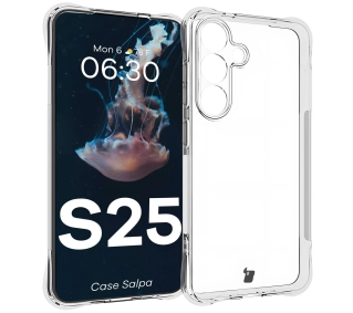 Bizon Elastyczne Salpa do Galaxy S25 Przezroczysty