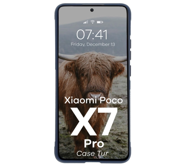 Bizon Tur do Xiaomi Poco X7 Pro Granatowy