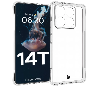 Bizon Elastyczne Salpa do Xiaomi 14T Przezroczysty