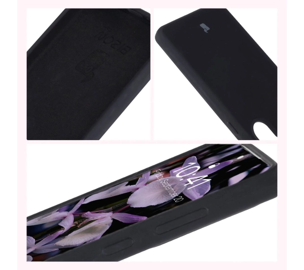 Bizon Silikonowe Soft do Galaxy S25 Ultra Czarny