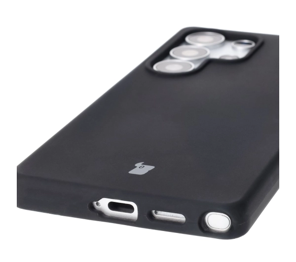 Bizon Silikonowe Soft do Galaxy S25 Ultra Czarny