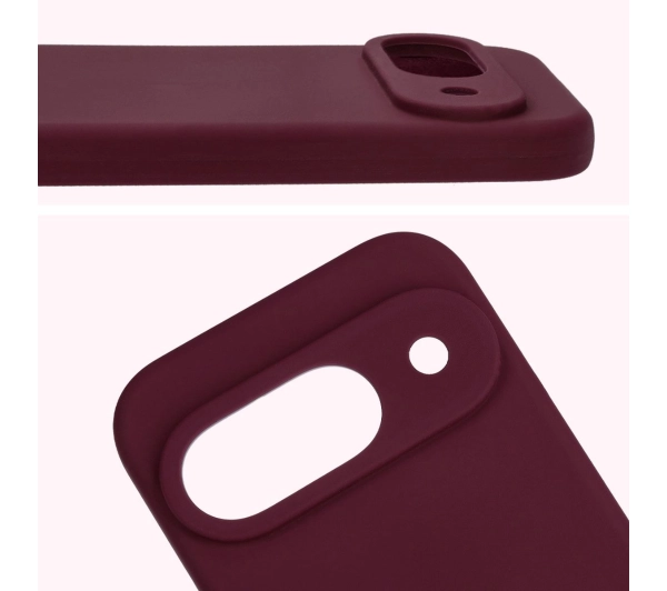 Bizon Silikonowe Soft do Google Pixel 9 Ciemno-fioletowy
