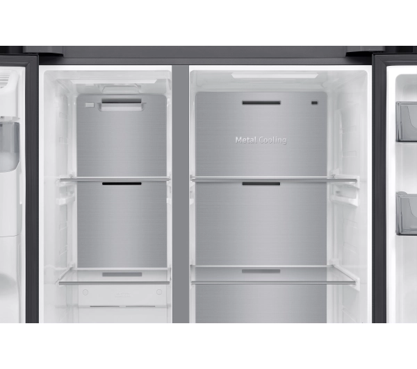 Samsung SBS RS70F65KEFEO Funkcje AI Pełny No Frost 178,4cm Kostkarka Zdalne sterowanie Grafitowa stal - Kup na Raty - RRSO 0%