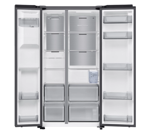 Samsung SBS RS70F65KEFEO Funkcje AI Pełny No Frost 178,4cm Kostkarka Zdalne sterowanie Grafitowa stal - Kup na Raty - RRSO 0%