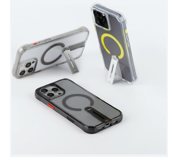 Skinarma Helix Magnetic Charging 360 Rotating Stand do iPhone 16 Pro Titanium