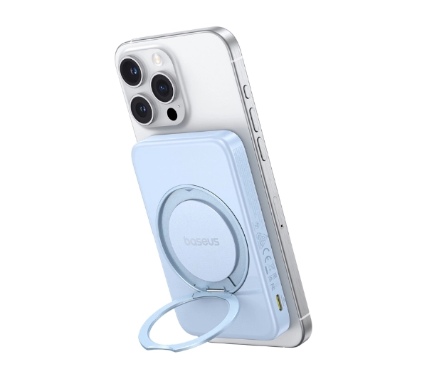 Baseus PicoGo Qi2 5000mAh 20W Niebieski - ⚡ EURO HIT CENOWY! ⚡