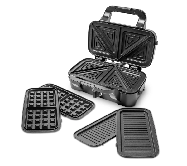 Raven ES011 3w1 Trójkąty Gofry Grill 1200W