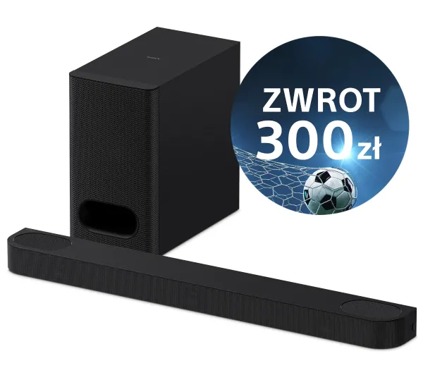 Soundbar SONY BRAVIA Theatre Bar 6&nbsp;HT-BD60 3.1.2 kanałowy&nbsp;350W, Dolby Atmos, Dolby Digital, HDMI ARC, BT