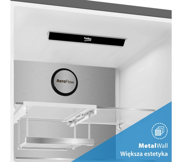 Beko bPro700 B7RCNA407HXBR2 Pełny No Frost 203,5cm Komora świeżości Dark Inox - TRZECI -55%, ALBO 5-TY ZA 1ZŁ - Kup na Raty - RRSO 0%