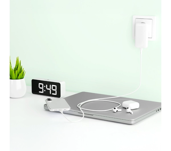 QUALO USB-A do USB-C 1,5m 3A Biały