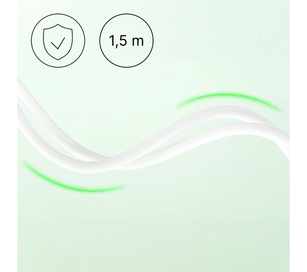 QUALO USB-A do USB-C 1,5m 3A Biały