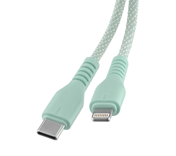 QUALO USB-C do Lightning 1,5m 2,4A Zielony