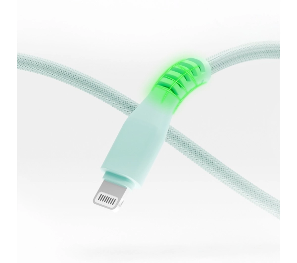 QUALO USB-C do Lightning 1,5m 2,4A Zielony