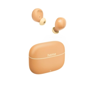 Hama Freedom Buddy II TWS Dokanałowe Bluetooth 5.4 Pomarańczowy