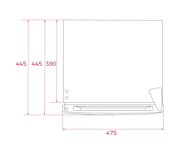 Teka RSR 10138 WH EU 84,5cm Biały - TRZECI -55%, ALBO 5-TY ZA 1ZŁ - Kup na Raty - RRSO 0%