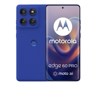 Motorola edge 60 Pro 12/512GB Funkcje AI 6,7" 120Hz 50Mpix Niebieski - Kup na Raty - RRSO 0%
