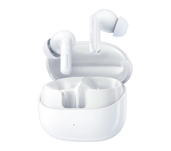 Baseus Bass BP1 Pro ANC Dokanałowe Bluetooth 6.0 Biały