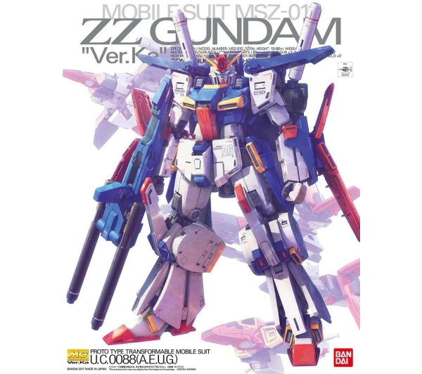 Bandai MG 1/100 ZZ GUNDAM VER.KA BL