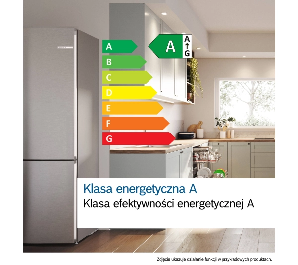 Bosch KGN392LAG Pełny No Frost 203cm Komora świeżości Srebrny - Kup na Raty - RRSO 0%