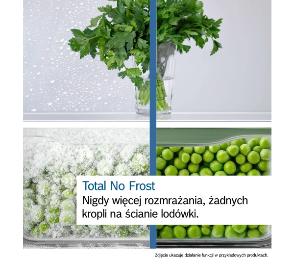 Bosch KGN392LAG Pełny No Frost 203cm Komora świeżości Srebrny - Kup na Raty - RRSO 0%