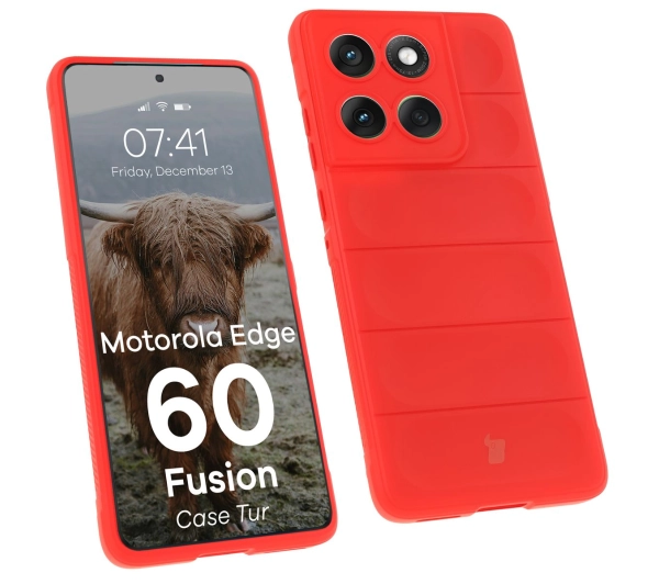 Bizon Tur do Motorola Edge 60 Fusion Czerwony