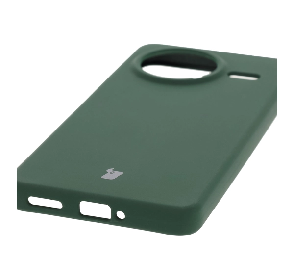 Bizon Silikonowe Soft do Xiaomi Poco F7 Pro Ciemnozielony