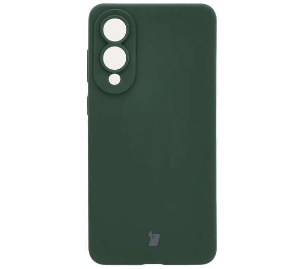 Bizon Silikonowe Soft do Samsung Galaxy S25 Edge Ciemnozielony