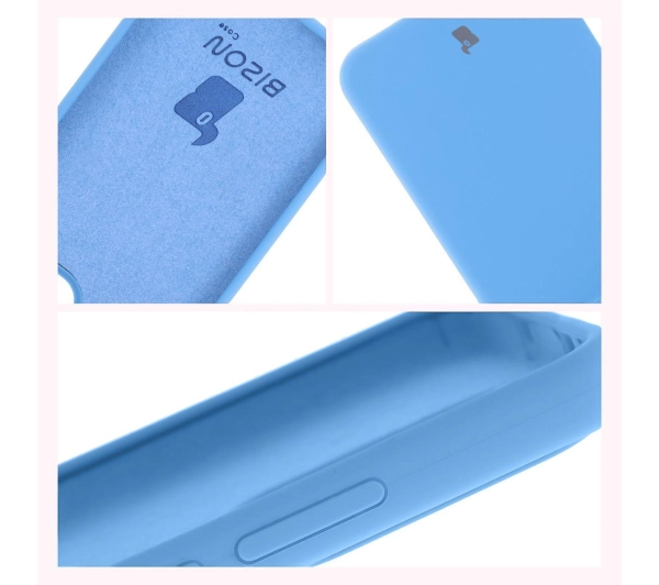 Bizon Silikonowe Soft do Oppo Reno13 Niebieski