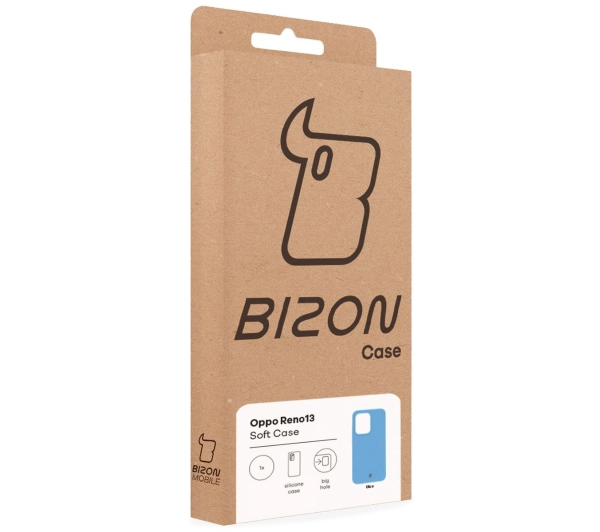 Bizon Silikonowe Soft do Oppo Reno13 Niebieski