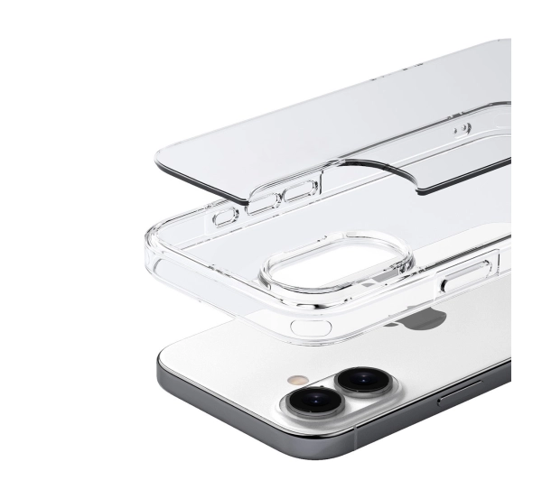 Bizon Halo do iPhone 16 Przezroczysty
