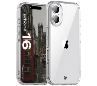 Bizon Halo do iPhone 16 Przezroczysty