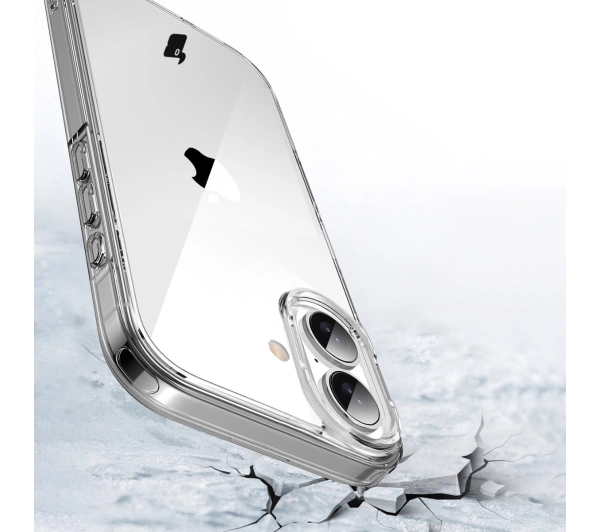 Bizon Halo do iPhone 16 Przezroczysty