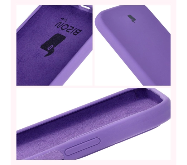 Bizon Silikonowe Soft do Honor 200 Lite Fioletowy