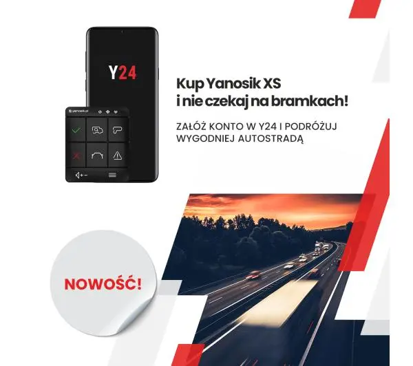 YANBOX Yanosik GTR + 3 lata abonamentu - Kup na Raty - RRSO 0%