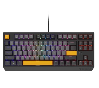 Genesis Thor 230 TKL Naval Blue Positive US RGB Outemu Panda Szary