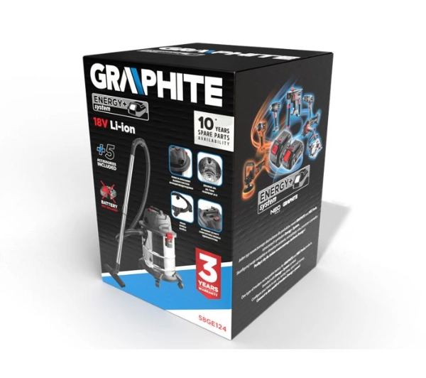 Graphite 58GE124 18V 20l - Kup na Raty - RRSO 0%