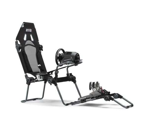 Next Level Racing NLR-S015GR F-GT Lite Carbon Grey Edition Wyścigowy do 130kg Czarno-szary - Kup na Raty - RRSO 0%