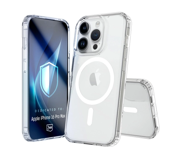 3mk Armor MagCase do iPhone 16 Pro Max Przezroczysty