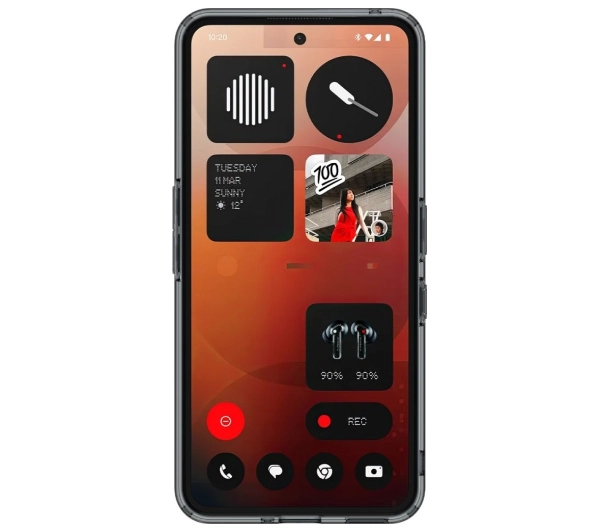Spigen Ultra Hybrid do Nothing Phone 3A space Przezroczysty